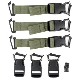 OV Innovations ALICE Pack Quick Release Black Buckle Upgrade Kit - Fits Medium or Large Ruck