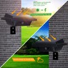 KEENZO Solar Gutter Lights - Bright Solar Powered led Fence