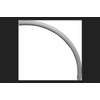Cantex 5133836 Elbow, 90 Degree, 24" Radius, 2 In., Pvc