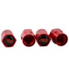 XDG 4Pcs Car Tire Covers Rustproof Metal Chrome Valve Stem