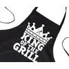 KING OF THE GRILL, Novelty Apron*, LARGE SIZE FRONT POCKETS,
