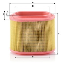 Original MANN-FILTER Air Filter C 24 196 – For Passenger Cars