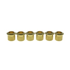 Dopro Vintage Size Guitar Tuner Bushings 1/4" Vintage Tuning Keys Tuning Machines Ferrules for vintage Strat/Tele/Les Paul guitars 6.5mm(I.D.)* 8.8mm(O.D.) Original Brass