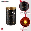 KOTARBAU® Lantern Stars Metal Black Diameter 9 cm Height 15