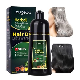 Goody2's Herbal Hair Dye Shampoo – Natural Color in 10 Minutes, Ammonia-Free, Nourishing Formula with Botanical Extracts, Easy Application – Coffee, 500ml
