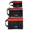 Small Tool Bag,Stand-Up Zipper Pouch Heavy Duty Multi-Purpose Storage Bags,Red,3-Pack