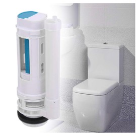 Housler® Adjustable Dual Flush Universal (2"Bottom Water Outlet Adaptor) Cistern Valve with Push Button