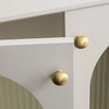 Flybath 5 Pack Mushroom Cupboard Door Knobs Cabinet Solid Brass