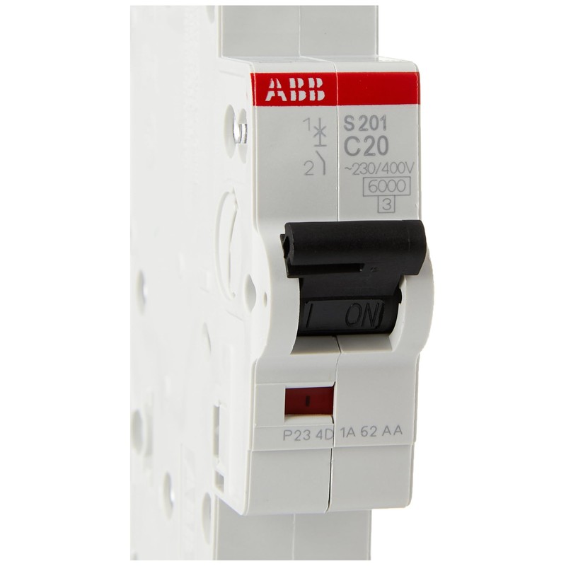 ABB S200 Circuit Breaker Type C 1 Pole 20A System