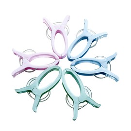 Madam Sew Jumbo Quilting Clamps | 6 Extra Large Sewing Clips for Fabric and Quilting | Binding & Crafting Projects | 5 inch Wide Opening Fabric Clip | Quilt Clips Keeps Fabric in Place