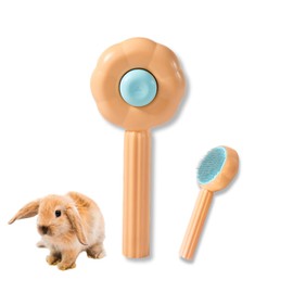 Rabbit Brush Rabbit Comb Comb Rabbit Brushing Toy Rabbit Guinea Pig Chinchilla Small Animal (Orange Brush)
