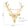 Deer Brooch Gold Elk Brooch Pin Animal Lapel Brooch Cute