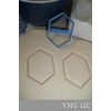 LONG HEXAGON OUTLINE SIX SIDED POLYGON SHAPE FRAME SPECIAL OCCASION