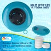 U.S. Pool Supply Pool Chlorine Floater Dispenser with Lid Lock