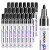 TOOMGGA Black Paint Pens Permanent Paint Markers - 24 Pack