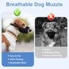 Dog Muzzle for Large Medium Small Sized Dogs, Adjustable Mesh