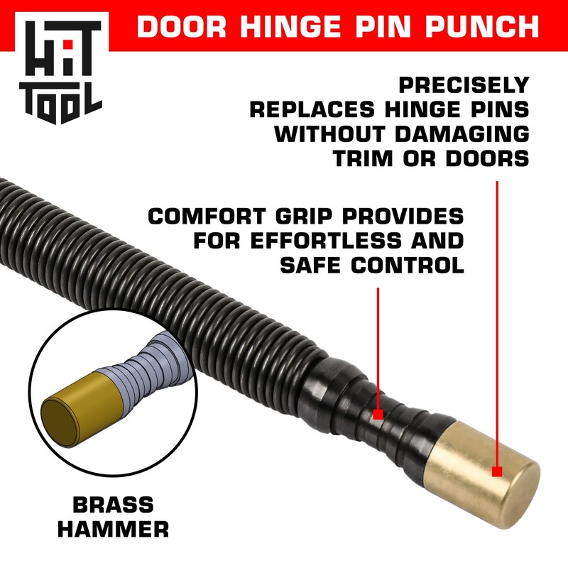 HIT Tool Door Hinge Pin Removal Tool – Spring Driven