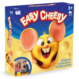 Easy Cheesy Mouse Hide and Seek Game, Ages 3+, 2-4 Players, Family Board Game