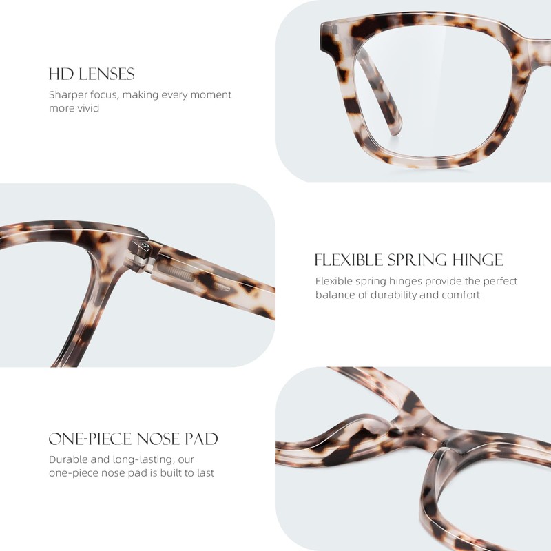 AIMISUV Reading Glasses for Women Men - Blue Light Blocking
