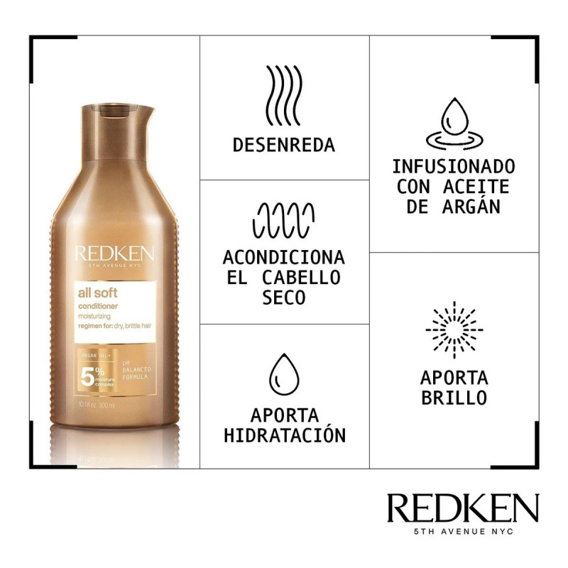 Kit Shampoo Y Acondicionador Para Cabello Seco Redken