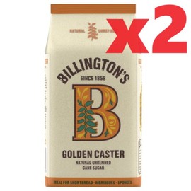1kg 2팩 빌링톤 골든 캐스터 비정제설탕 자연설탕 Billingtons Golden Caster 1kg 2 Packs Billingtons Golden Caster Unrefined Sugar Natural Sugar
