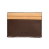 MASSENI Premium Italian Leather Slim Card Holder, Small Capacity, Genuine