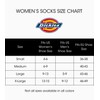 Dickies Women's Dri-Tech Fashion Moisture Control Crew Socks, Available in