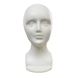 ican Foam Wig Head ,female Mannequin Wig Holder Stand Small ( White ) New