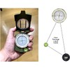 Hiking Compass, Military Compass Tactical Survival Navigation Compass Multifunctional Waterproof