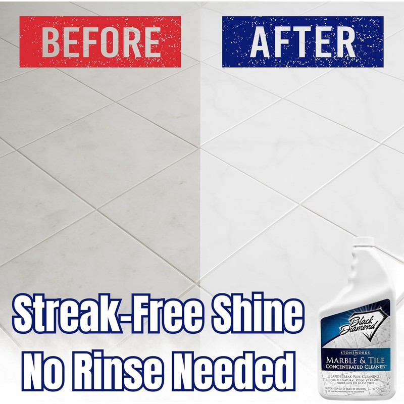 Black Diamond Stoneworks Marble & Tile Floor Cleaner Concentrate, pH