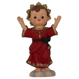 Cannan Divine Child Jesus 4" Kid Face Resin Religious Figure Divino Niño Jesus