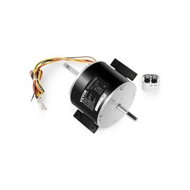 VEVOR 3315332.005 RV AC Fan Motor Replacement Genteq F48AF70A61, Dometic Brisk Air II Fan Motor, Compatible with Dometic Brisk Air II B57915 B59516 B59146 B59186-1/4HP AC115V 3A 1650RPM (3 Speeds)