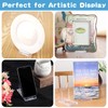 Fowecelt Plate Display Stands Clear - 6 Set Plate Stand