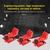 3Pcs/Set Large Clamp On Circuit Breaker Lockout Device Temperature Resistance