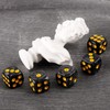 24 of Pack 16MM 6 Sided Dice Set,Pearl Pattern D6