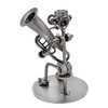 STEEMO Screw Man Musician Tuba, Gift Metal Decoration, 12 x