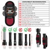 IronSeals 360° Rotatable Clip LED Flashlight Torch Holder Stretchable Adjustable