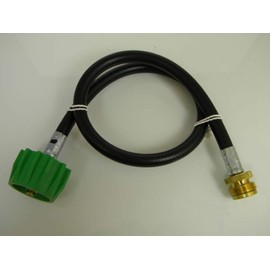 M.B. Sturgis Inc. Propane Adapter Hose. Type 1 X #600 Bulk Adapter (1"-20) (12 Feet)