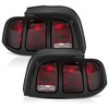 HECASA Tail Lights Assembly Compatible with 1996-1998 Ford Mustang Replacement