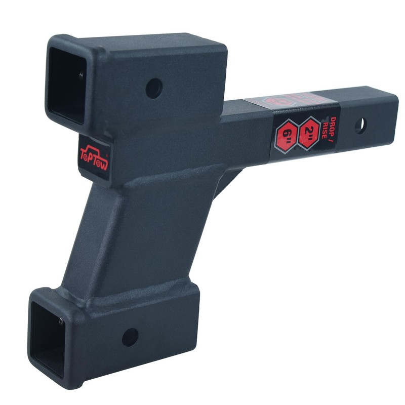 TOPTOW Trailer Hitch Dual Hitch Extender, 2 1/4-inch & 6