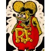 RAT FINK STICKER “I NEED SOME GREEN” BEAUTIFUL COLOR &