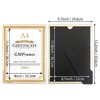 GraduationMall A4 Glass Photo Frame Certificate Frame Diploma Frames Document