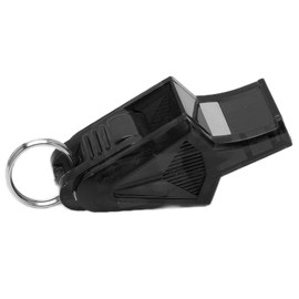 Dolphin Whistle, Outdoor Sports Whistle for Sports Competition Durable Portable (Black)