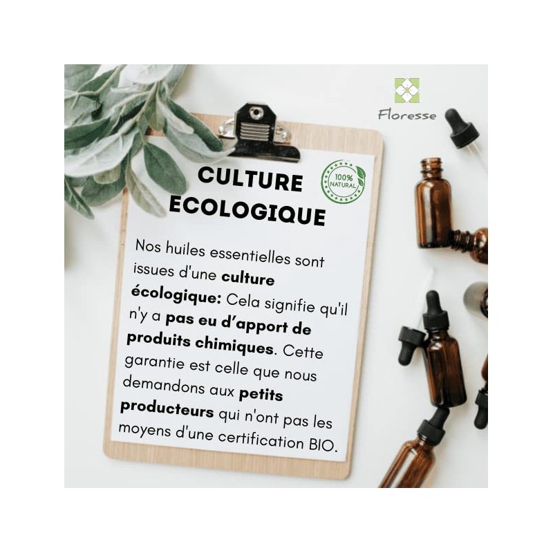 Floresse Orange Essential Oil 30ml 100% Pure Natural