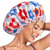 Aquior Gorro Ducha Grande Reutilizable Impermeable Mujer Todo Tipo Cabello