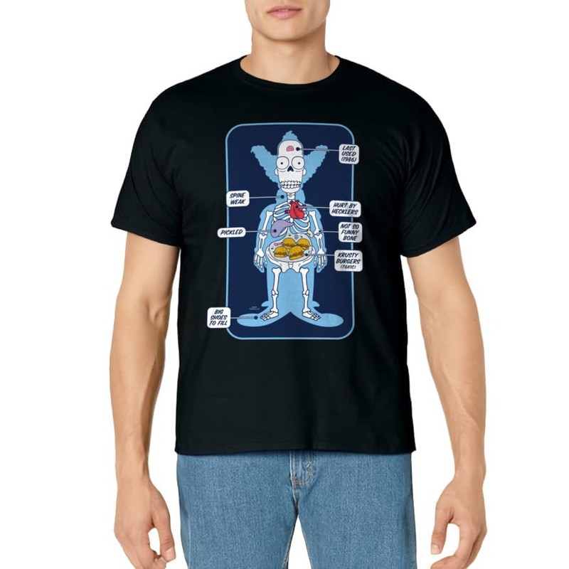 The Simpsons Krusty the Clown X-Ray T-Shirt