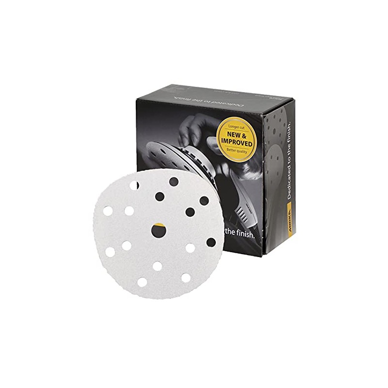 Mirka Basecut White Hook and Loop Hook It 150mm 6
