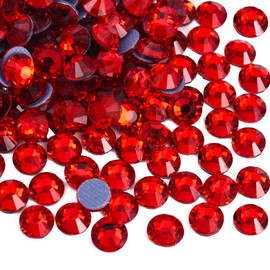 Blinginbox Hotfix-Strasssteine, 1440 Stück, Kristall-Hotfix-Strasssteine, runde Kristall-Edelsteine, Glassteine für Kleidung, Schuhe, Bastelbedarf, Lt.Siam SS16