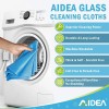 Microfiber Glass Cleaning Cloths 8 Pk Lint Free Streak Quickly