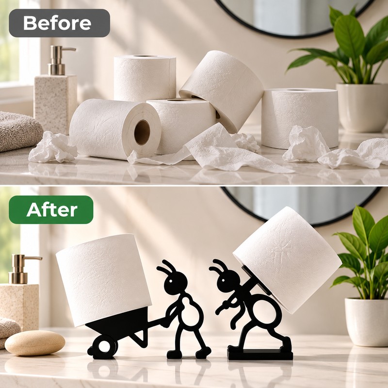 2 Pcs Animal Tissue Roll Holder for Everyday Storage –